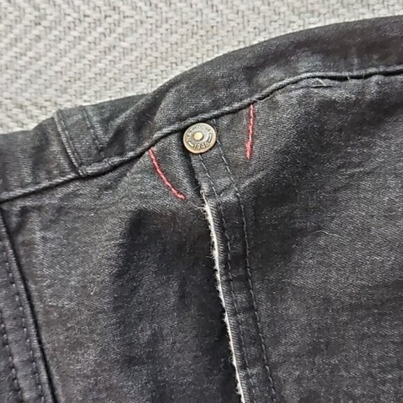 Nat Nast Jeans Men's 34x30 Black Straight Baggy Loose Skater Goth Grunge Emo Y2K - Picture 12 of 16
